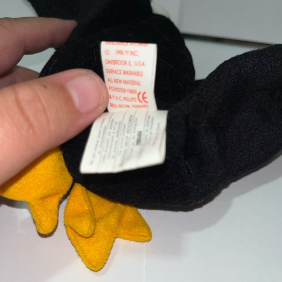 Ty Original Beanie Baby Baldy the Bald Eagle With Tags Vintage 1996 - Picture 4 of 5